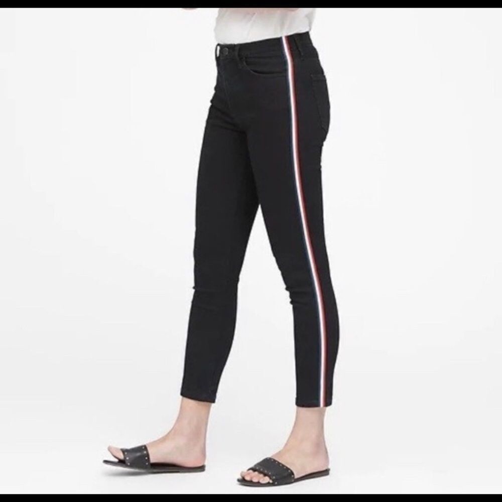 Banana Republic High Rise‎ Skinny Crop Jeans